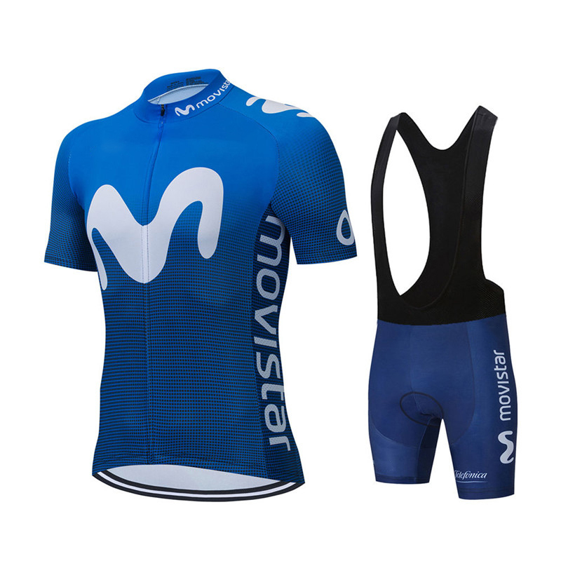 Mountain Biking Pants - Yeni Yaz Movistar Takımı Bisiklet Forması