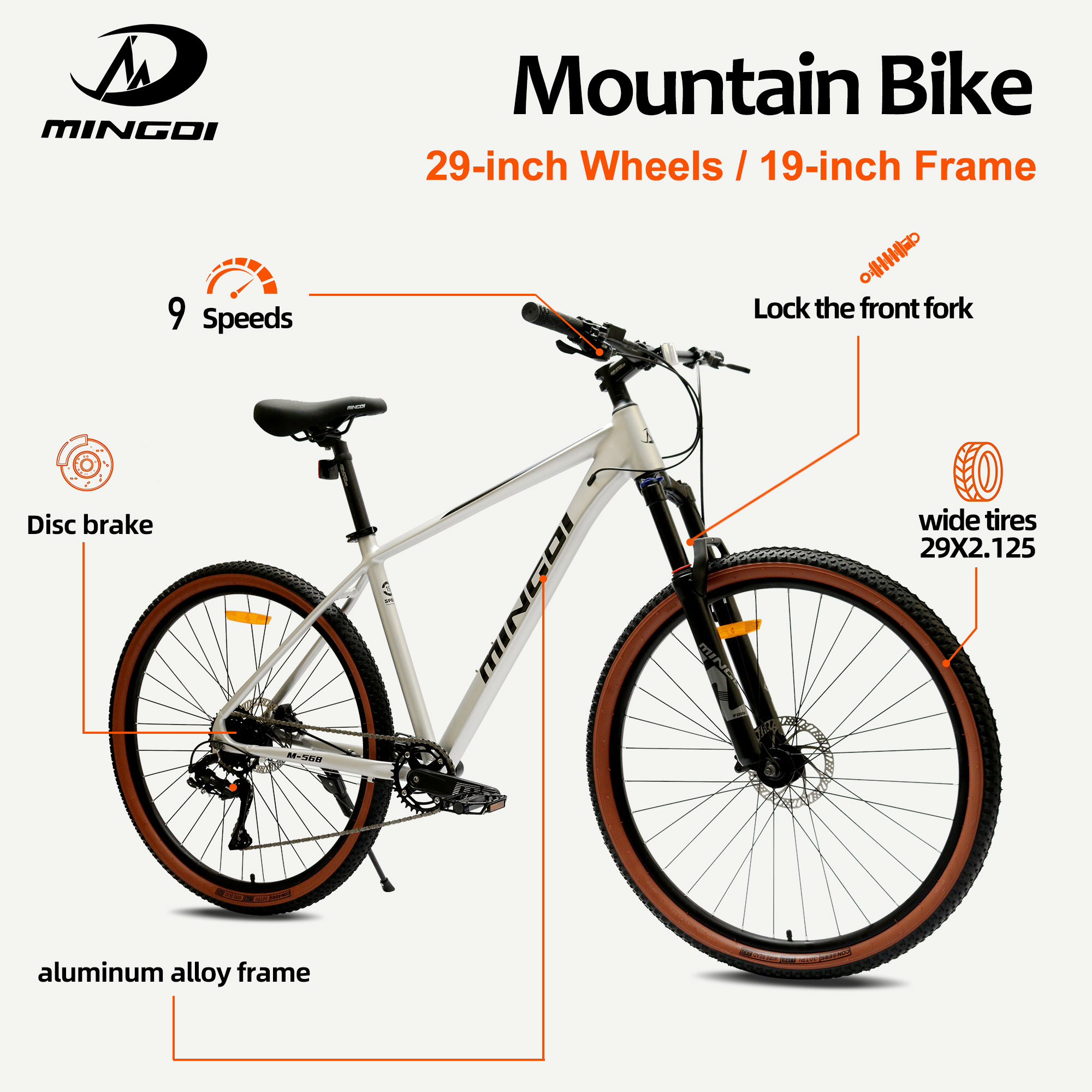 Mountain Biking Gear For Men - 29 İnç Dağ Bisikleti 19 İnç