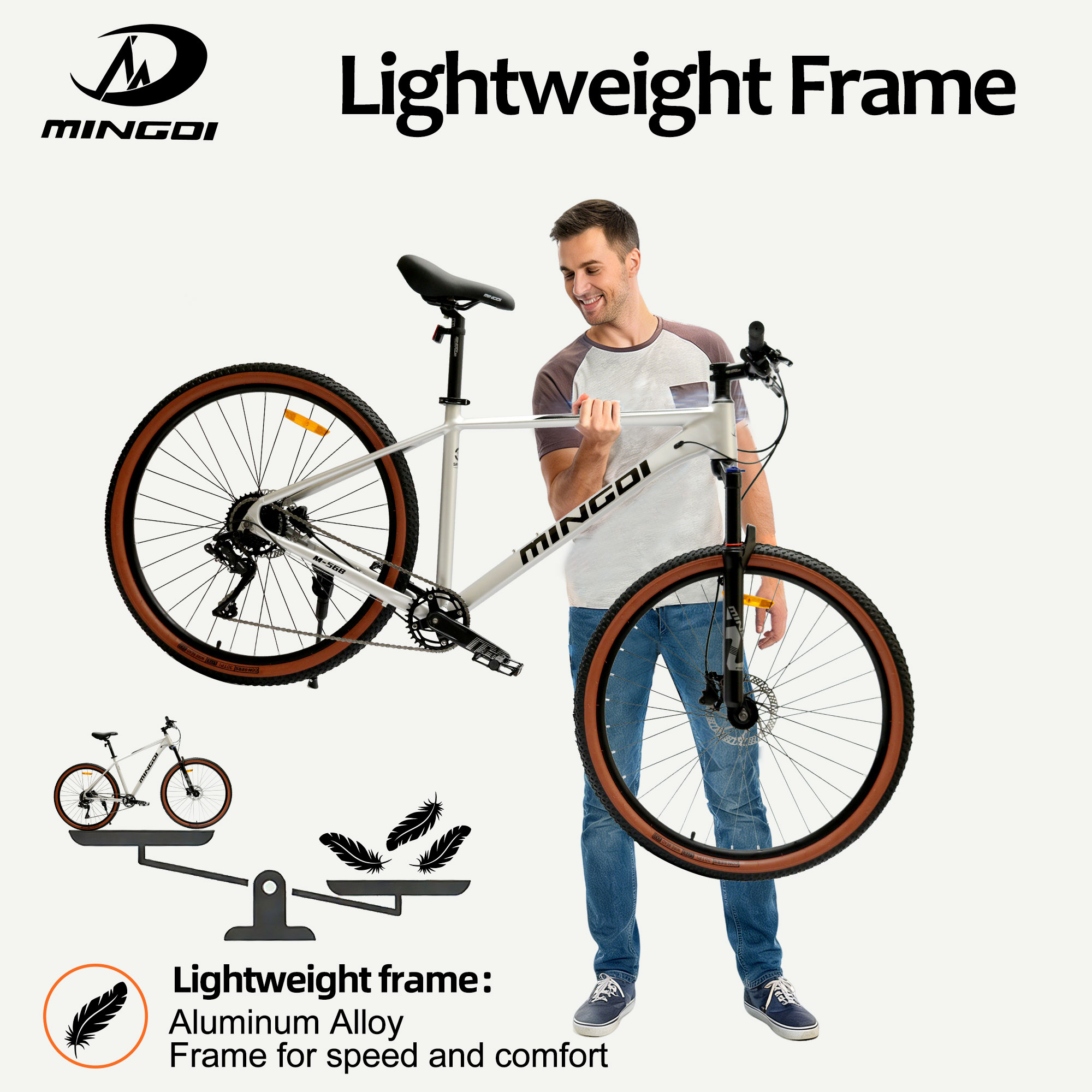 29 İnç Dağ Bisikleti 19 İnç Gö - Mountain Biking Gear For Men incelemesi ve fiyatı